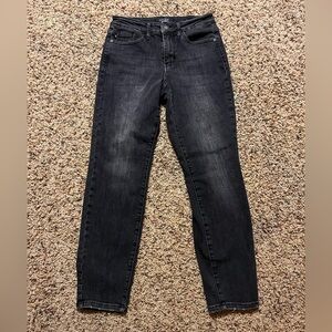 Judy Blue high rise boyfriend fit black jeans size 26